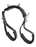 Deluxe Portable Leather Thigh Sling-BDSM FURNITURE, BDSM GEAR-Male Stockroom