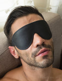 Padded Leather Blindfold-BDSM GEAR, HOODS & BLINDFOLDS-Male Stockroom