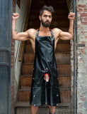 Rubber Apron with Cockhole and Pocket  FETISH WEAR BODY SUITS & APRONS