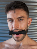 Silicone Bit Gag with Silicone Strap-BDSM GEAR, GAGS & MUZZLES-Male Stockroom
