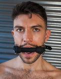 Silicone Bone Gag with Silicone Strap-BDSM GEAR, FEATURED PRODUCTS, GAGS & MUZZLES-Male Stockroom