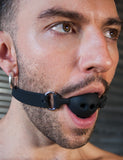 Silicone Breathable Ball Gag-BDSM GEAR, BEST SELLERS, GAGS & MUZZLES-Male Stockroom
