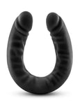 Silicone Black Double Dong, 18 Inch - Male Stockroom