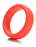 Tantus Super Soft Silicone Cock Ring Red  SEX TOYS COCK & BALLS