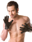 Vampire Leather Gloves-BDSM GEAR, SENSATION PLAY-Male Stockroom