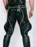 Military Breeches with Color Piping by Syren Latex